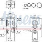Nissens Βαλβίδα εκτόνωσης, συστ. κλιματ. - 999369