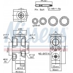 Nissens Βαλβίδα εκτόνωσης, συστ. κλιματ. - 999415