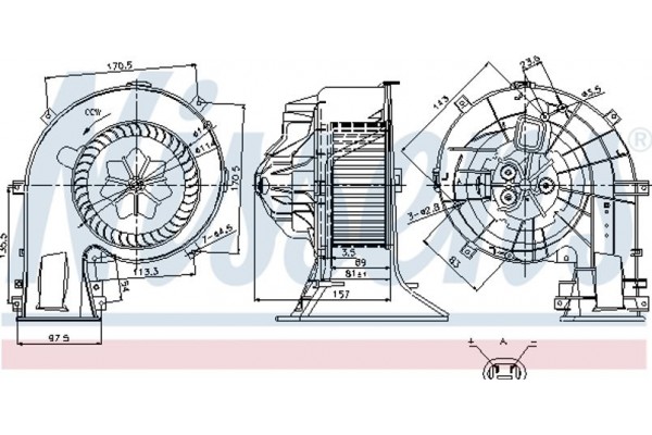 Nissens Βεντιλατέρ Εσωτερικού Χώρου - 87025