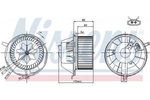 Nissens Βεντιλατέρ Εσωτερικού Χώρου - 87034