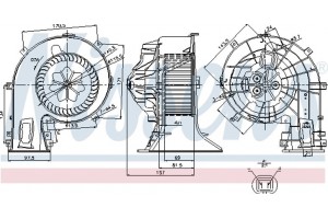 Nissens Βεντιλατέρ Εσωτερικού Χώρου - 87049
