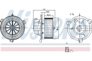 Nissens Βεντιλατέρ Εσωτερικού Χώρου - 87056