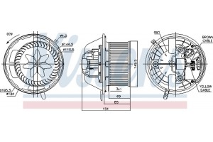 Nissens Βεντιλατέρ Εσωτερικού Χώρου - 87062