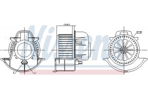 Nissens Βεντιλατέρ Εσωτερικού Χώρου - 87076