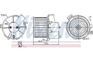 Nissens Βεντιλατέρ Εσωτερικού Χώρου - 87092