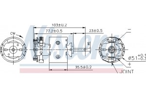 Nissens Βεντιλατέρ Εσωτερικού Χώρου - 87097