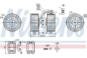 Nissens Βεντιλατέρ Εσωτερικού Χώρου - 87115