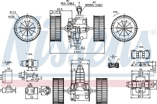 Nissens Βεντιλατέρ Εσωτερικού Χώρου - 87117