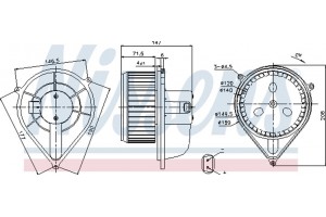 Nissens Βεντιλατέρ Εσωτερικού Χώρου - 87128