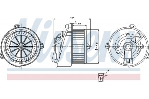 Nissens Βεντιλατέρ Εσωτερικού Χώρου - 87129