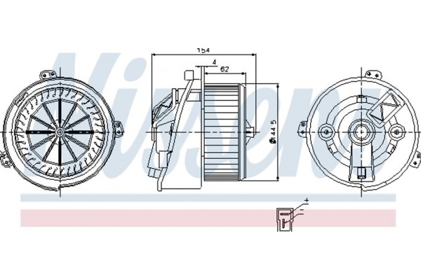 Nissens Βεντιλατέρ Εσωτερικού Χώρου - 87129