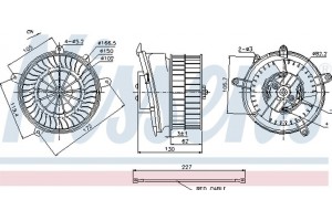 Nissens Βεντιλατέρ Εσωτερικού Χώρου - 87152