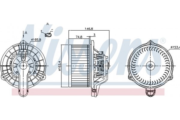 Nissens Βεντιλατέρ Εσωτερικού Χώρου - 87162