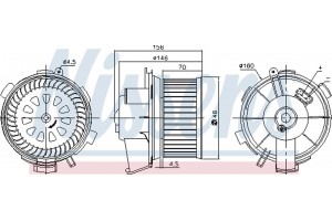 Nissens Βεντιλατέρ Εσωτερικού Χώρου - 87181