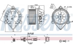 Nissens Βεντιλατέρ Εσωτερικού Χώρου - 87183
