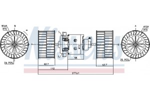 Nissens Βεντιλατέρ Εσωτερικού Χώρου - 87189
