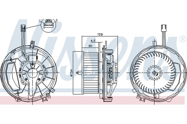 Nissens Βεντιλατέρ Εσωτερικού Χώρου - 87256