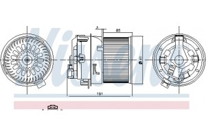 Nissens Βεντιλατέρ Εσωτερικού Χώρου - 87258