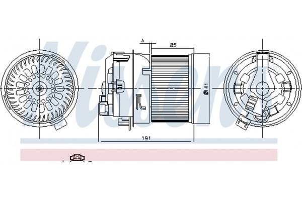 Nissens Βεντιλατέρ Εσωτερικού Χώρου - 87258