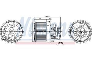 Nissens Βεντιλατέρ Εσωτερικού Χώρου - 87261
