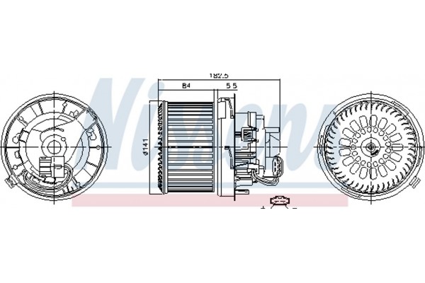 Nissens Βεντιλατέρ Εσωτερικού Χώρου - 87261