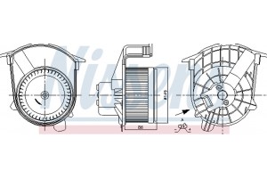 Nissens Βεντιλατέρ Εσωτερικού Χώρου - 87262