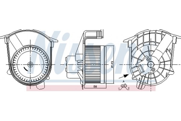 Nissens Βεντιλατέρ Εσωτερικού Χώρου - 87262