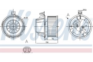 Nissens Βεντιλατέρ Εσωτερικού Χώρου - 87269
