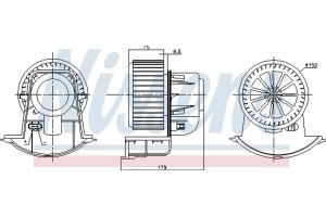 Nissens Βεντιλατέρ Εσωτερικού Χώρου - 87271