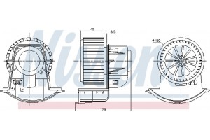 Nissens Βεντιλατέρ Εσωτερικού Χώρου - 87272