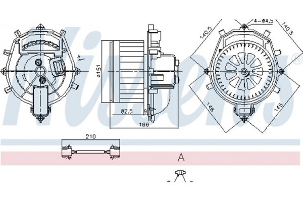 Nissens Βεντιλατέρ Εσωτερικού Χώρου - 87287