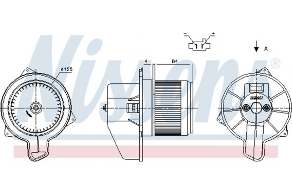 Nissens Βεντιλατέρ Εσωτερικού Χώρου - 87306