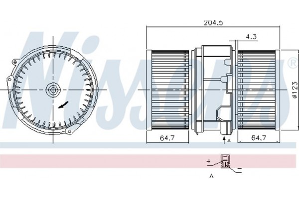 Nissens Βεντιλατέρ Εσωτερικού Χώρου - 87357