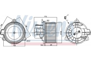 Nissens Βεντιλατέρ Εσωτερικού Χώρου - 87392