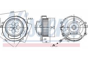 Nissens Βεντιλατέρ Εσωτερικού Χώρου - 87424