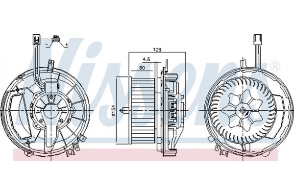 Nissens Βεντιλατέρ Εσωτερικού Χώρου - 87425