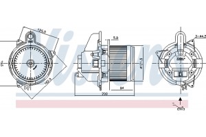 Nissens Βεντιλατέρ Εσωτερικού Χώρου - 87502