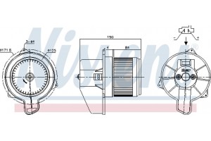 Nissens Βεντιλατέρ Εσωτερικού Χώρου - 87700
