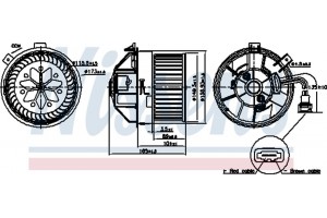 Nissens Βεντιλατέρ Εσωτερικού Χώρου - 87704