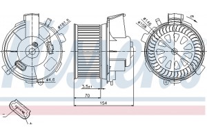 Nissens Βεντιλατέρ Εσωτερικού Χώρου - 87021