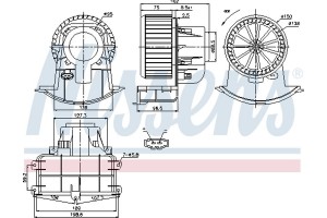 Nissens Βεντιλατέρ Εσωτερικού Χώρου - 87033