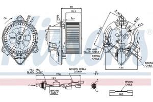 Nissens Βεντιλατέρ Εσωτερικού Χώρου - 87042