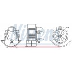 Nissens Βεντιλατέρ Εσωτερικού Χώρου - 87076