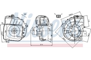 Nissens Βεντιλατέρ Εσωτερικού Χώρου - 87084