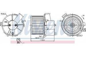 Nissens Βεντιλατέρ Εσωτερικού Χώρου - 87092