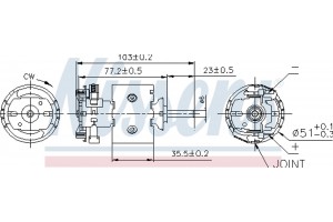 Nissens Βεντιλατέρ Εσωτερικού Χώρου - 87097