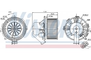 Nissens Βεντιλατέρ Εσωτερικού Χώρου - 87106
