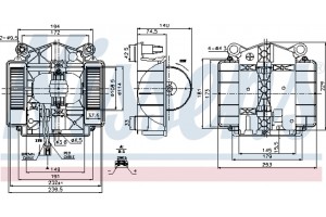 Nissens Βεντιλατέρ Εσωτερικού Χώρου - 87110