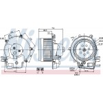 Nissens Βεντιλατέρ Εσωτερικού Χώρου - 87111