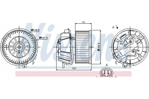 Nissens Βεντιλατέρ Εσωτερικού Χώρου - 87127